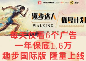 广告撸金3.0，每天仅看6个广告，一年保底1万+，多种方式可扩大收益（抢首码）-旺仔资源库