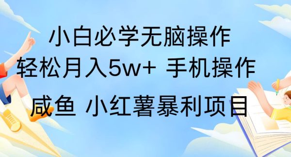 全网首发2024最暴利手机操作项目，简单无脑操作，每单利润最少500+-旺仔资源库