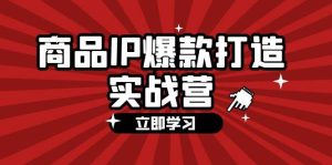 （12136期）商品-IP爆款打造实战营【第四期】，手把手教你打造商品IP，爆款 不断-旺仔资源库