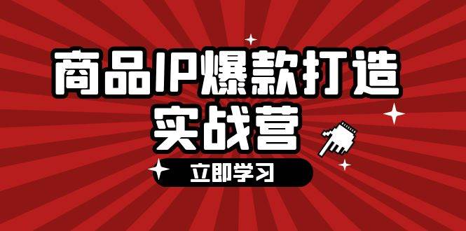 （12136期）商品-IP爆款打造实战营【第四期】，手把手教你打造商品IP，爆款 不断-旺仔资源库