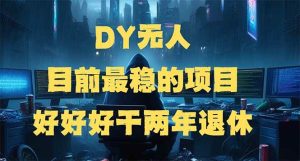 （14263期）DY无人，目前最稳的项目，矩阵放大边旅游边赚钱，好好好干两年退休-旺仔资源库