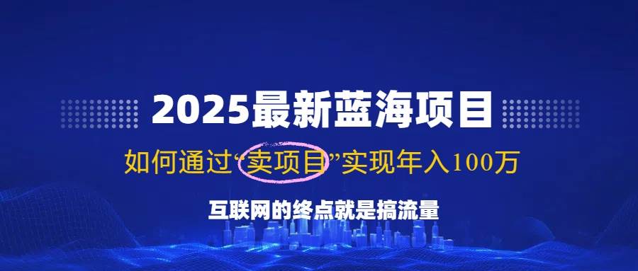 （14305期）2025最新蓝海项目，零门槛轻松复制，月入10万+，新手也能操作！-旺仔资源库