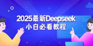 2025最新Deepseek小白必看教程：从注册登录到深度思考，一站式学习体验-旺仔资源库