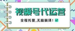 视频号代运营，团队托管计划，简单操作不限时间地点，一部手机单月轻松变现5k【揭秘】-旺仔资源库