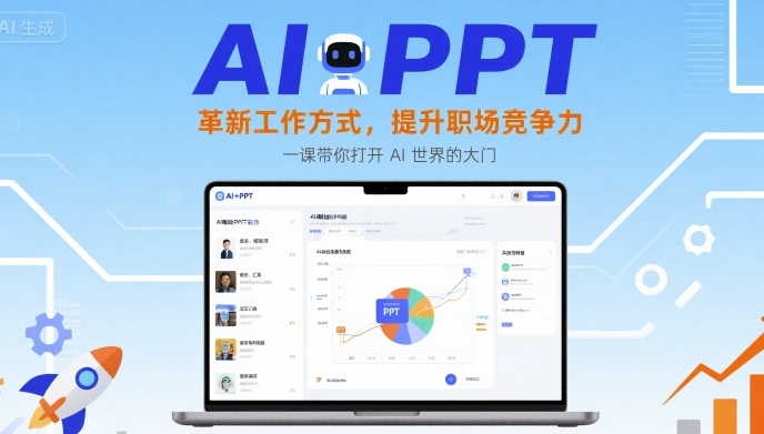 AI+PPT:革新工作方式,提升职场竞争力,一课带你打开 AI 世界的大门-旺仔资源库