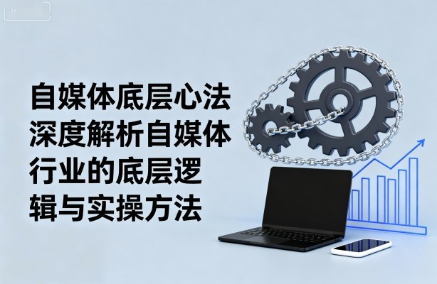 自媒体底层心法，深度解析自媒体行业的底层逻辑与实操方法-旺仔资源库