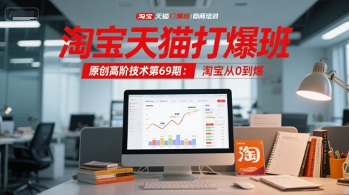 淘宝天猫打爆班原创高阶技术第69期：淘宝从0到爆-旺仔资源库