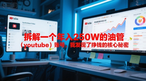 付费文章：拆解一个年入250W的油管(youtube)账号，我发现了挣钱的核心秘密-旺仔资源库