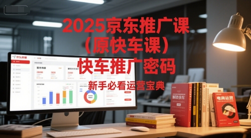 2025京东推广课(原快车课)解锁京东快车推广密码，新手必看运营宝典-旺仔资源库