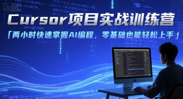 Cursor项目实战训练营，两小时快速掌握AI编程，零基础也能轻松上手-旺仔资源库